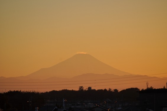 夕焼け富士山 20131129 DSC_0003