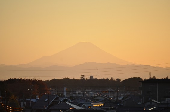 夕焼け富士山 20131119 2