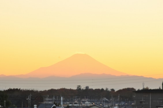 夕焼け富士山 20131129 DSC_0018