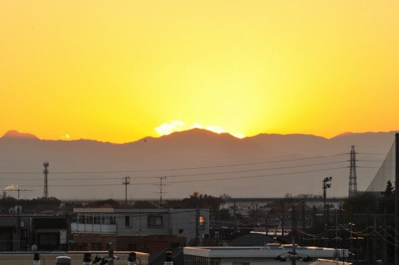 夕焼け富士山 20131129 DSC_0020