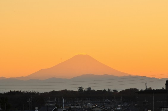 夕焼け富士山 20131129 DSC_0021