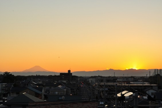 夕焼け富士山 20131129 DSC_0023