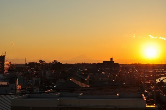 夕焼け富士山 20131214 DSC_0036