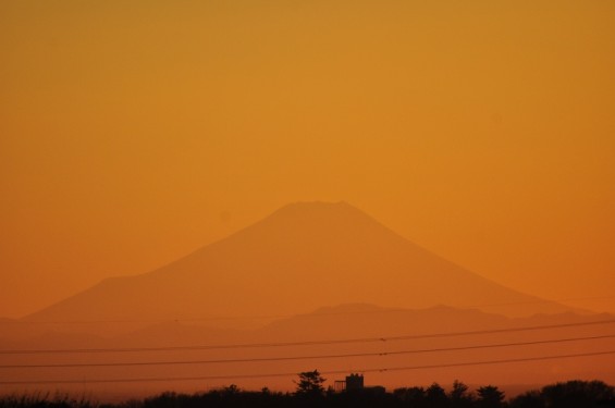 夕焼け富士山 20131214 DSC_0038