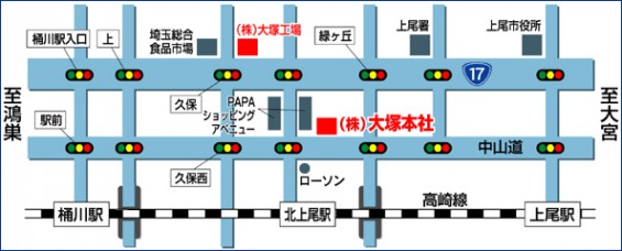 大塚本社 地図 map