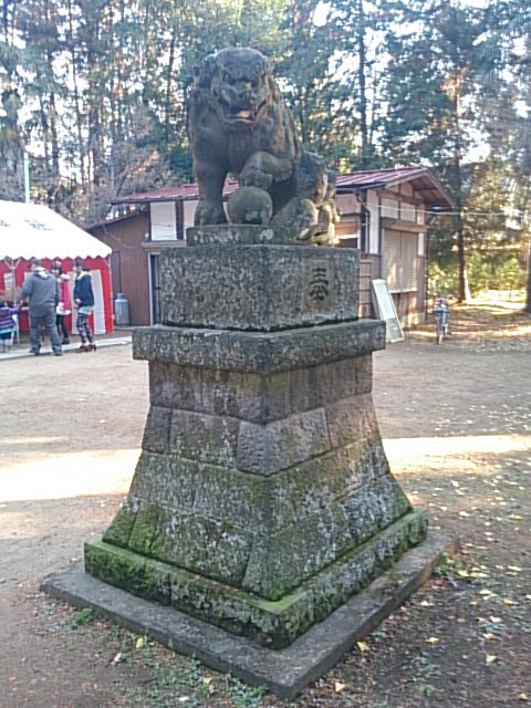 小針神社 初詣 狛犬 DSC_1575