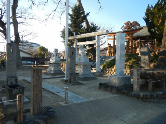 忍城水攻 石田堤 行田市 鷺栖神社 DSCN2859