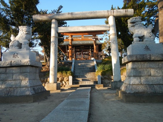 忍城水攻 石田堤 行田市 鷺栖神社 DSCN2861