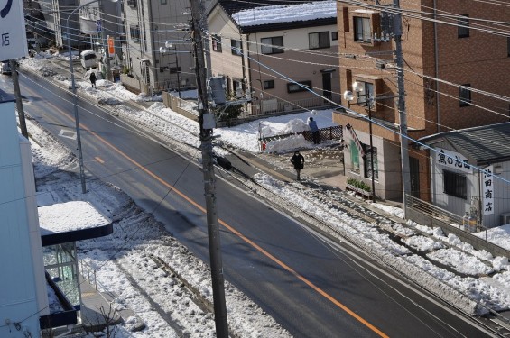20140216　埼玉県上尾大雪後の道路の様子DSC_0010