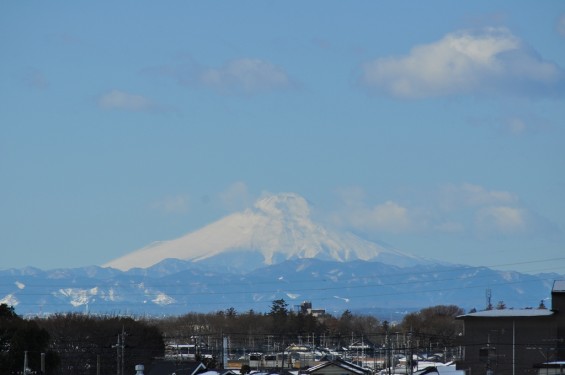 20140216　埼玉県上尾からの富士山DSC_0039