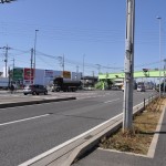 桶川市国道17号坂田交差点に桶川霊園の看板（内照式）ができました DSC_0001