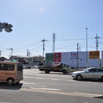 桶川市国道17号坂田交差点に桶川霊園の看板（内照式）ができました DSC_0005