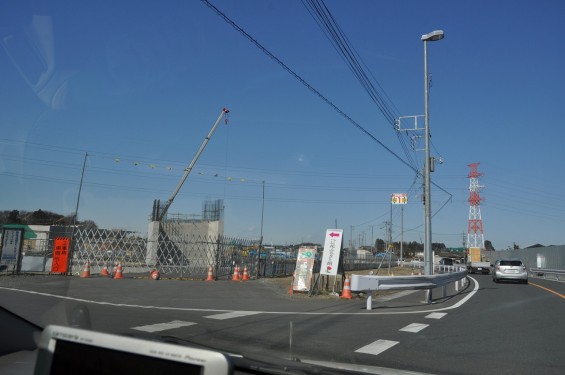 20140126　圏央道進捗状況　桶川市　桶川加納IC、桶川高校入口交差点付近 DSC_0034