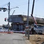 20140126　圏央道進捗状況　桶川市　桶川加納IC、桶川高校入口交差点付近 DSC_0071