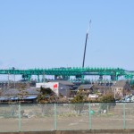 20140126　圏央道進捗状況　桶川市　桶川加納IC、桶川高校入口交差点付近 DSC_0133