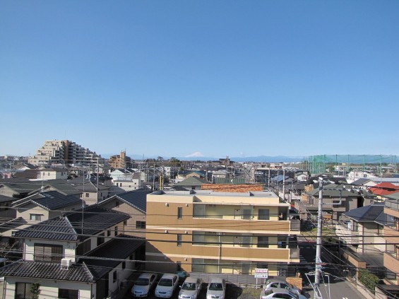 20140321 春分の日、お彼岸の富士山と筑波山、夕焼け IMG_0237