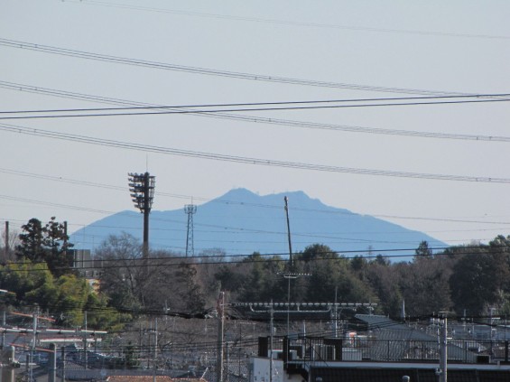 20140321 春分の日、お彼岸の富士山と筑波山、夕焼け IMG_0243