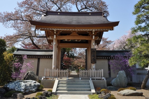 20140411　埼玉県上尾市今泉　十連寺さまの山門DSC_0093