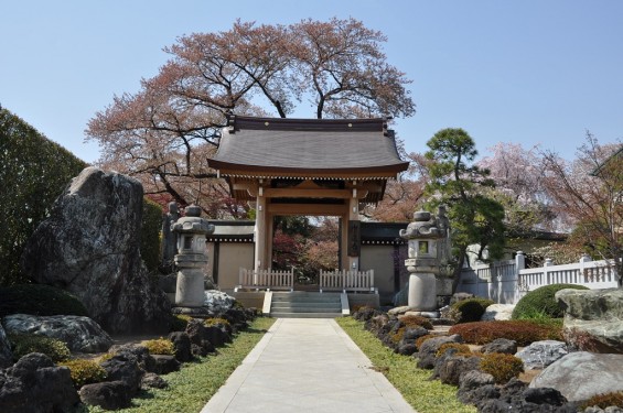 20140411　埼玉県上尾市今泉　十連寺さまの山門DSC_0090