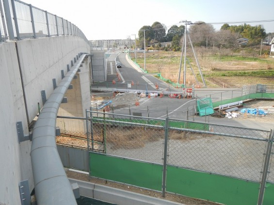 20140418　圏央道進捗状況　桶川市上日出谷　圏央道を跨ぐ陸橋周辺DSCN3956