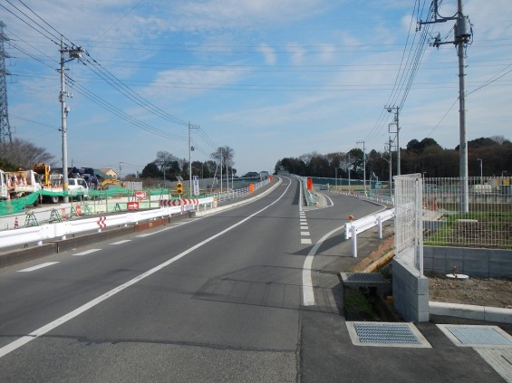 20140418　圏央道進捗状況　桶川市上日出谷　圏央道を跨ぐ陸橋周辺DSCN3942