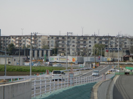 20140418　圏央道進捗状況　桶川市上日出谷　圏央道を跨ぐ陸橋周辺DSCN3967