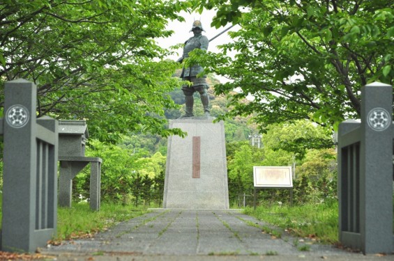 20140504 長宗我部元親公初陣像 高知 若宮八幡DSC_0306