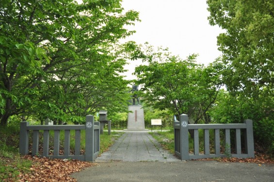 20140504 長宗我部元親公初陣像 高知 若宮八幡DSC_0305