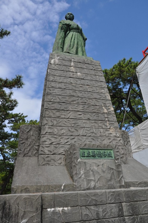 20140501 高知 土佐 桂浜 坂本竜馬像 大接近DSC_0355