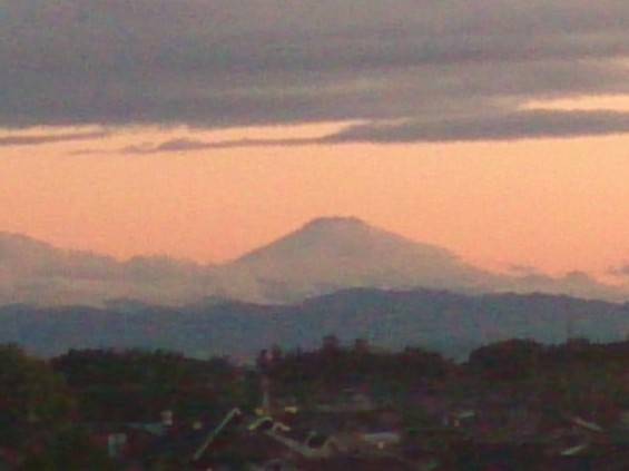 20140521 雨上がりの夕焼け 富士山 DSC_1907