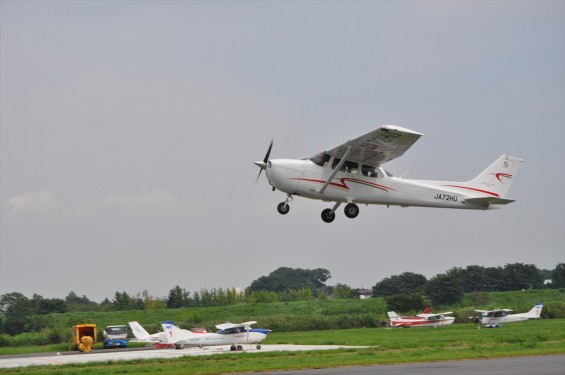 DSC_0108_20140823 本田航空 本田エアポート セスナ 滑走路