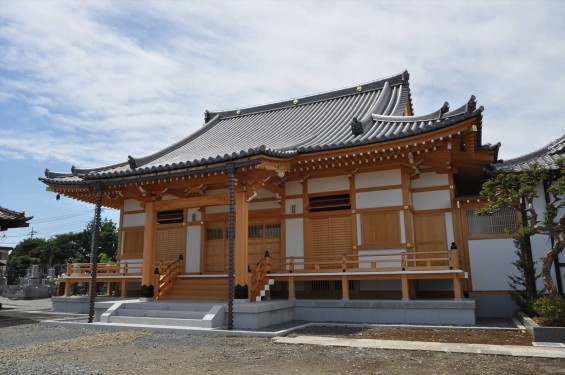 埼玉県北足立郡伊奈町　願成寺さま本堂が新しくなりましたDSC_0106