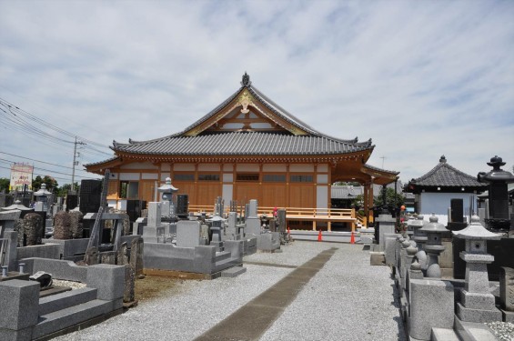 埼玉県北足立郡伊奈町　願成寺さま本堂が新しくなりましたDSC_0098