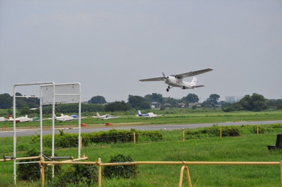 DSC_0120_20140823 本田航空 本田エアポート セスナ 滑走路