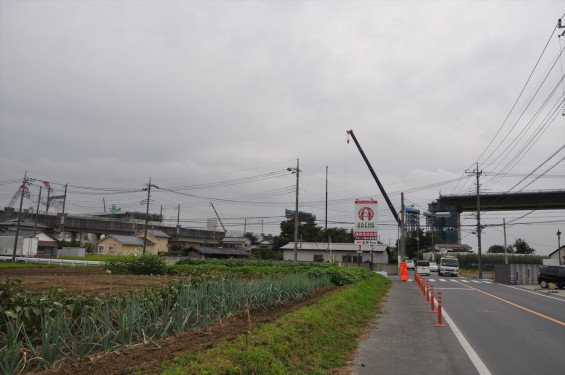 20140911　圏央道進捗状況　桶川市五丁台 上越新幹線 交差DSC_0060