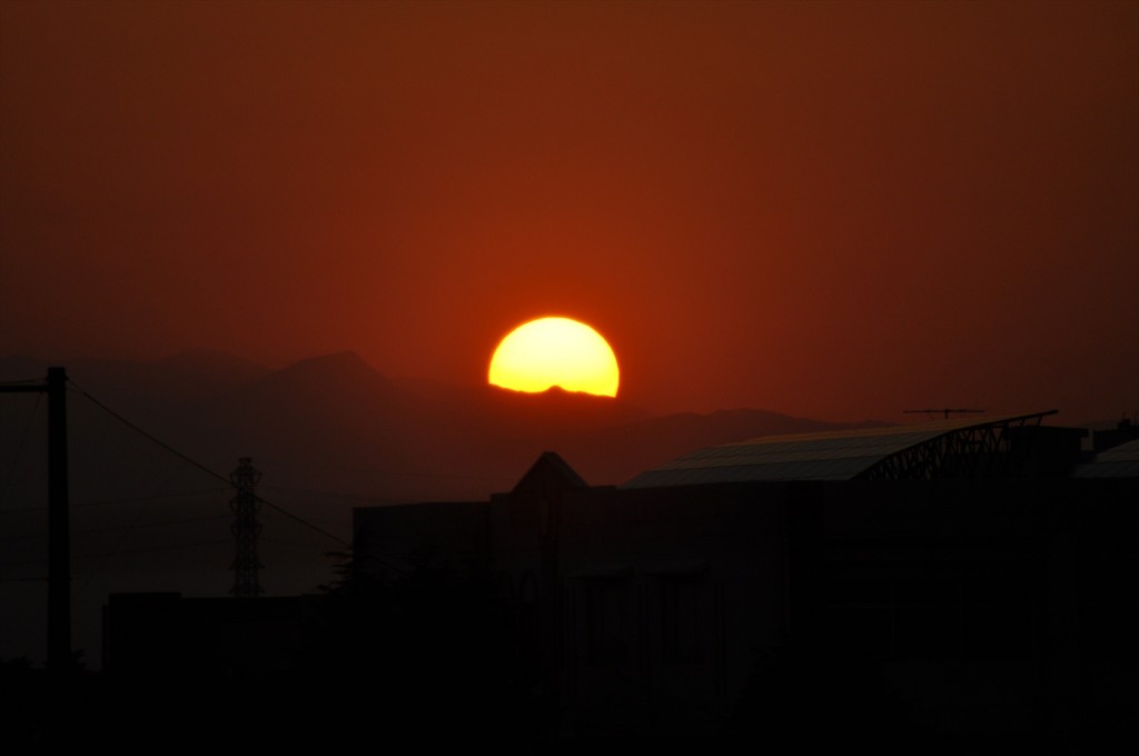 20140929 埼玉県上尾市から見える夕焼けDSC_0050