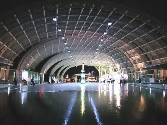 201409 さいたま新都心駅 土砂降りの大雨DSC_2263