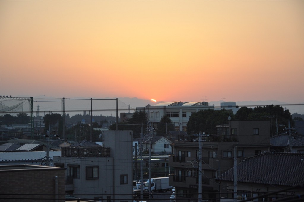 20140929 埼玉県上尾市から見える夕焼けDSC_0067