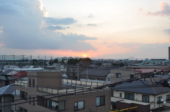20140913 2014年9月13日の埼玉県上尾市から見えた夕焼けDSC_0070
