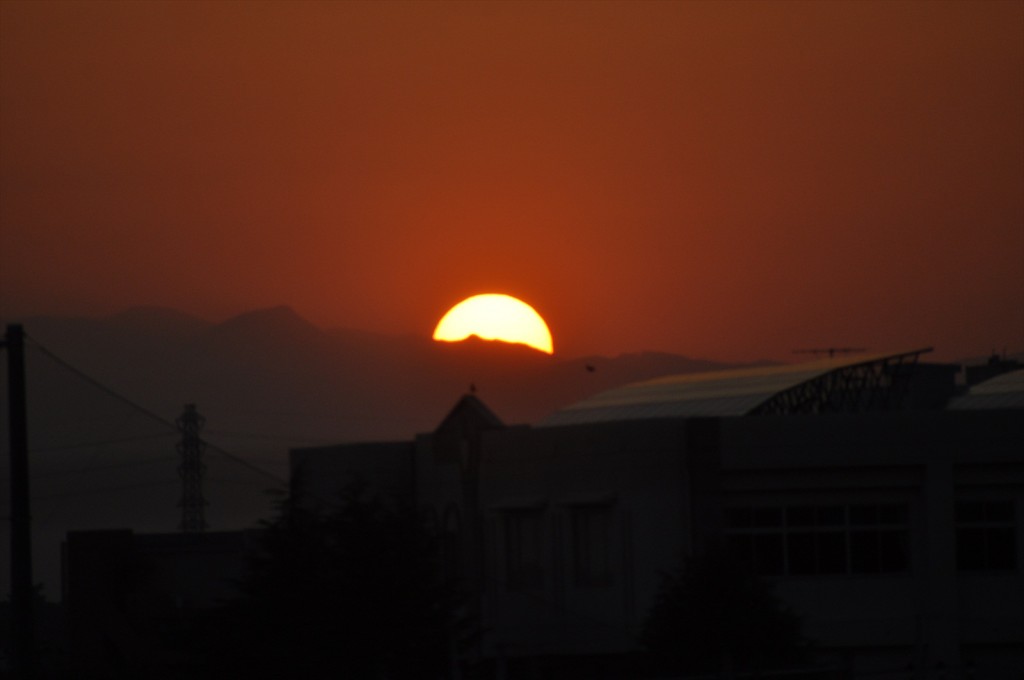 20140929 埼玉県上尾市から見える夕焼けDSC_0055