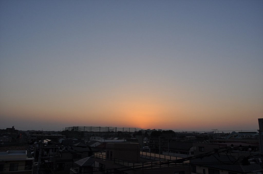 20140929 埼玉県上尾市から見える夕焼けDSC_0071