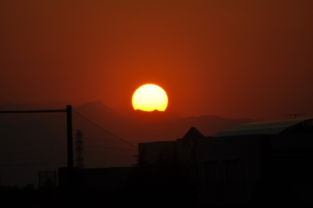 20140929 埼玉県上尾市から見える夕焼けDSC_0038