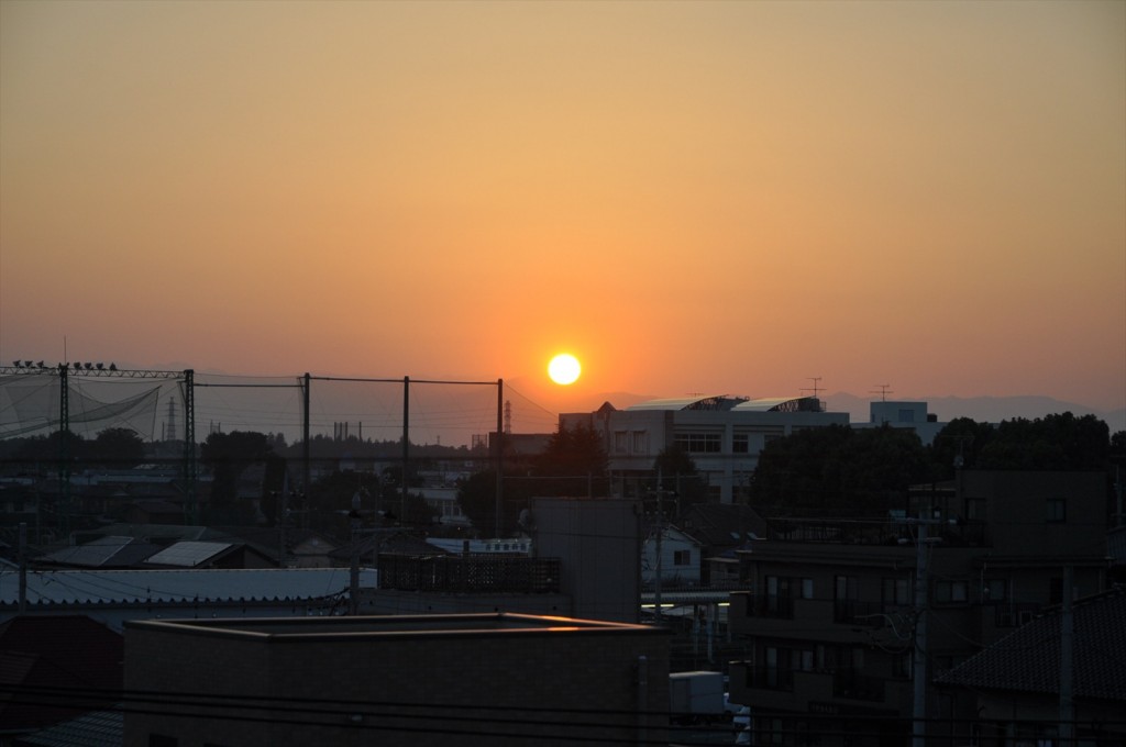 20140929 埼玉県上尾市から見える夕焼けDSC_0035