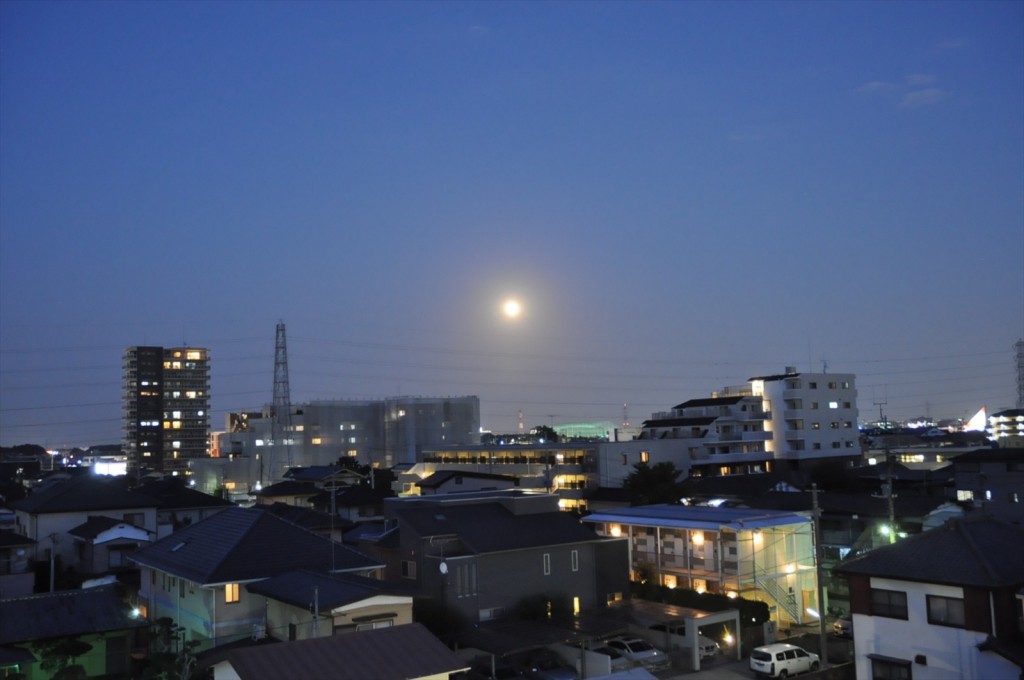 2014年10月8日 皆既月蝕 赤い月DSC_0034