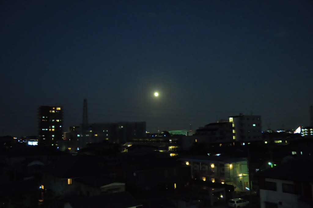 2014年10月8日 皆既月蝕 赤い月DSC_0035
