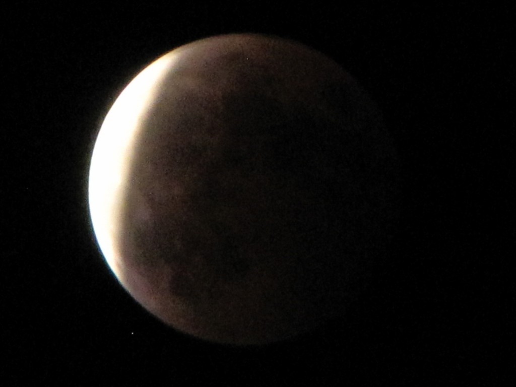 2014年10月8日 皆既月蝕 赤い月IMG_0310