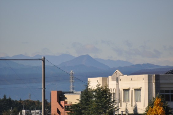 20141202 埼玉県上尾から見える武甲山DSC_0082