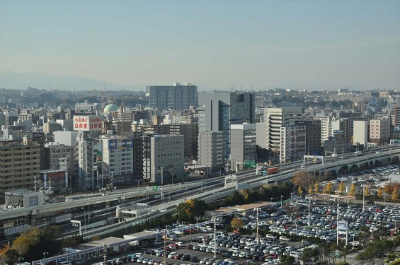 横浜ランドマークタワー 14階 大塚横浜支社から見える景色DSC_0059