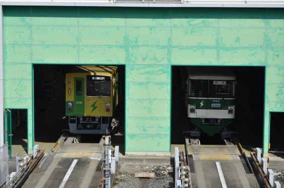 ニューシャトルの車両基地 埼玉県伊奈町 丸山DSC_0163