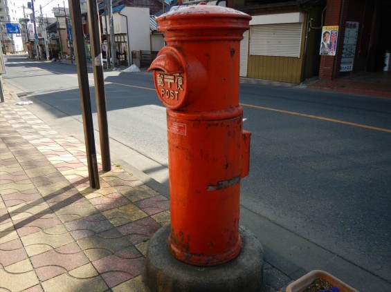 日光御成道　鳩ヶ谷宿DSCN3507 古い郵便ポスト